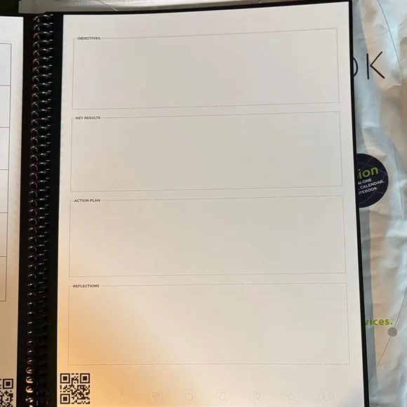 NEW: Rocketbook Fusion Smart Reusable Red Notebook -Standard Size - Picture 12 of 15